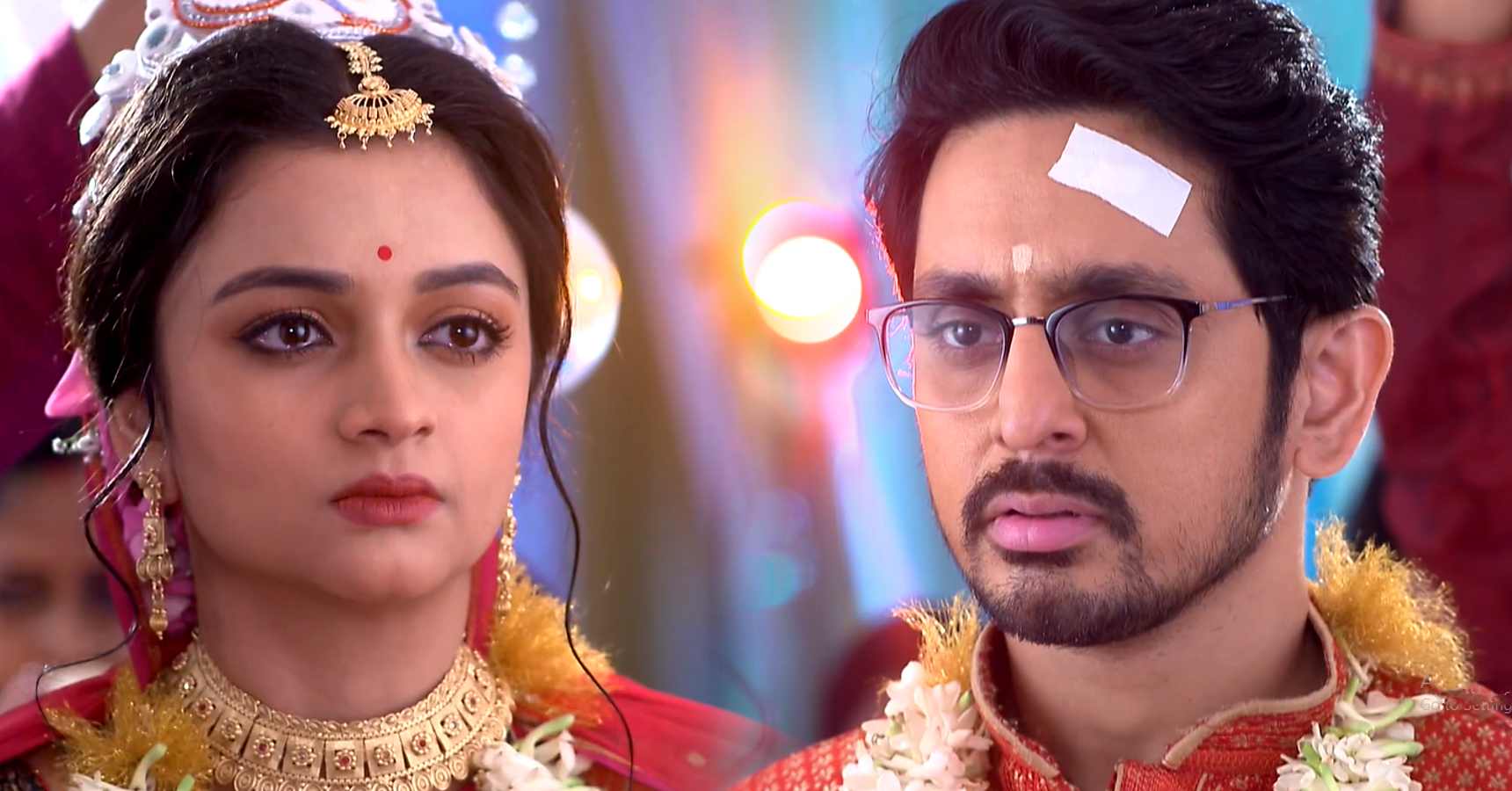 Icche Putul serial megh and neel face to face in their wedding day