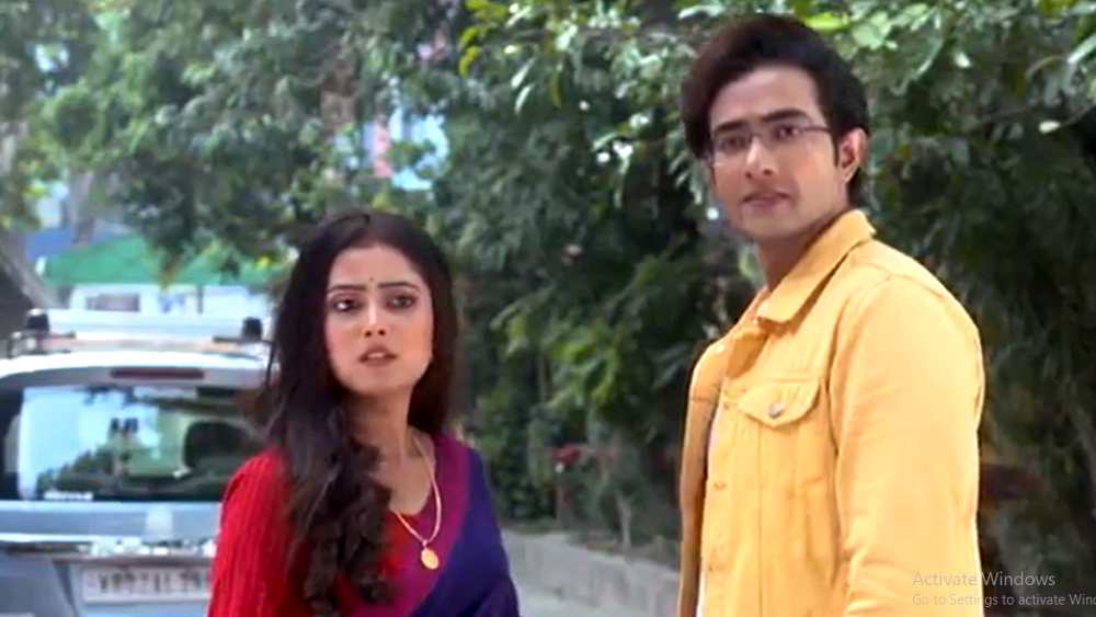 Neem Phooler Madhu Serial srijan get a new plan for guard porna