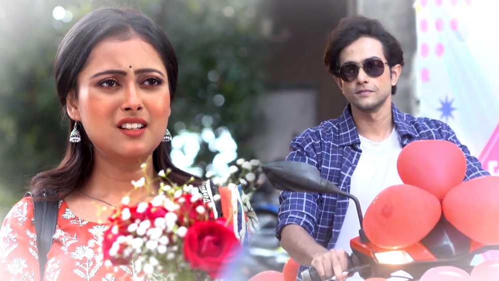 Neem Phooler Madhu serial anubhab propose porna in collage