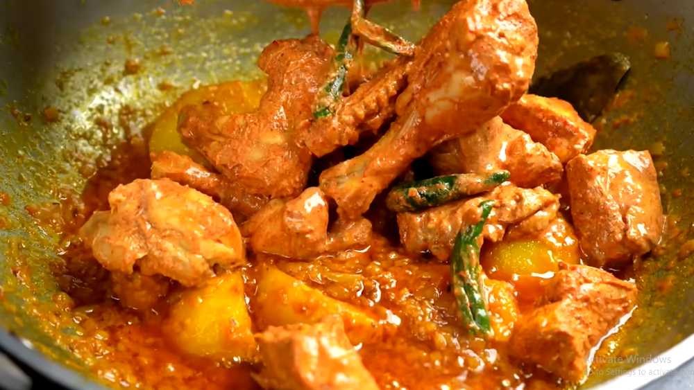 Tasty mangser jhol recipe