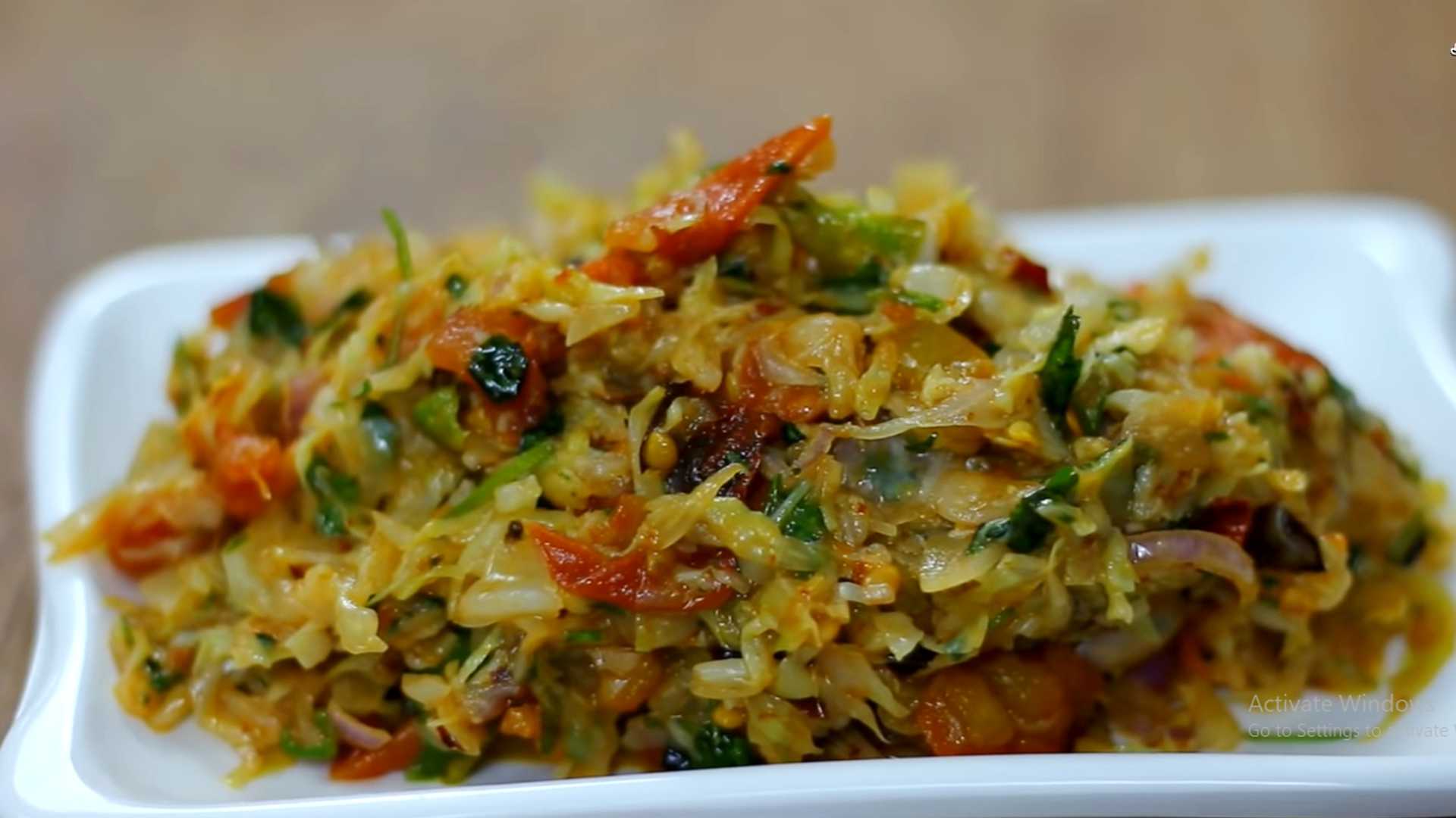 recipe of Bandhakopir Bharta Recipe