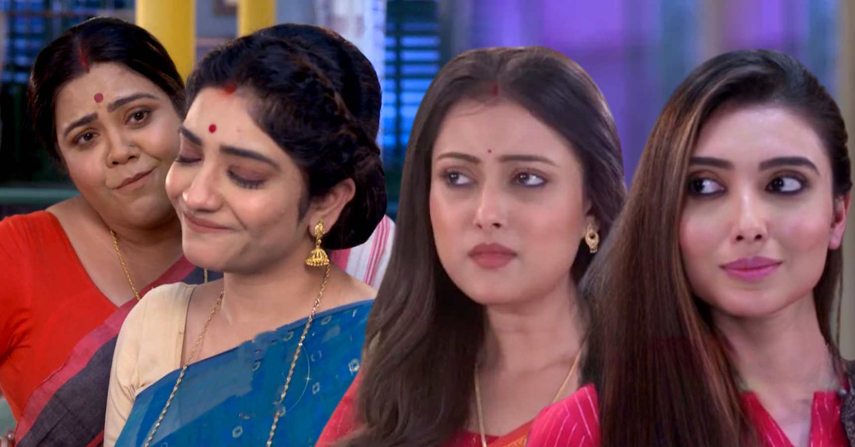 Neem Phooler Madhu serial moumita dragged krishna again with her to fight with porna