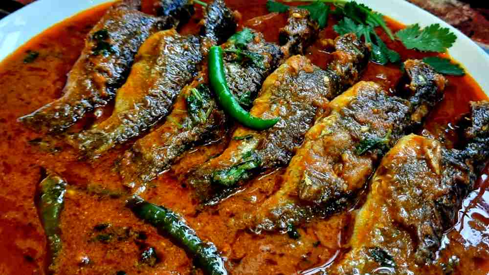 Tangra Macher Teljhal Recipe